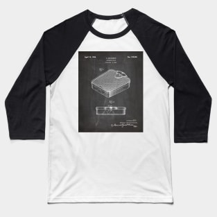 Bathroom Scale Patent - Housewarming Bathroom Art - Black Chalkboard Baseball T-Shirt